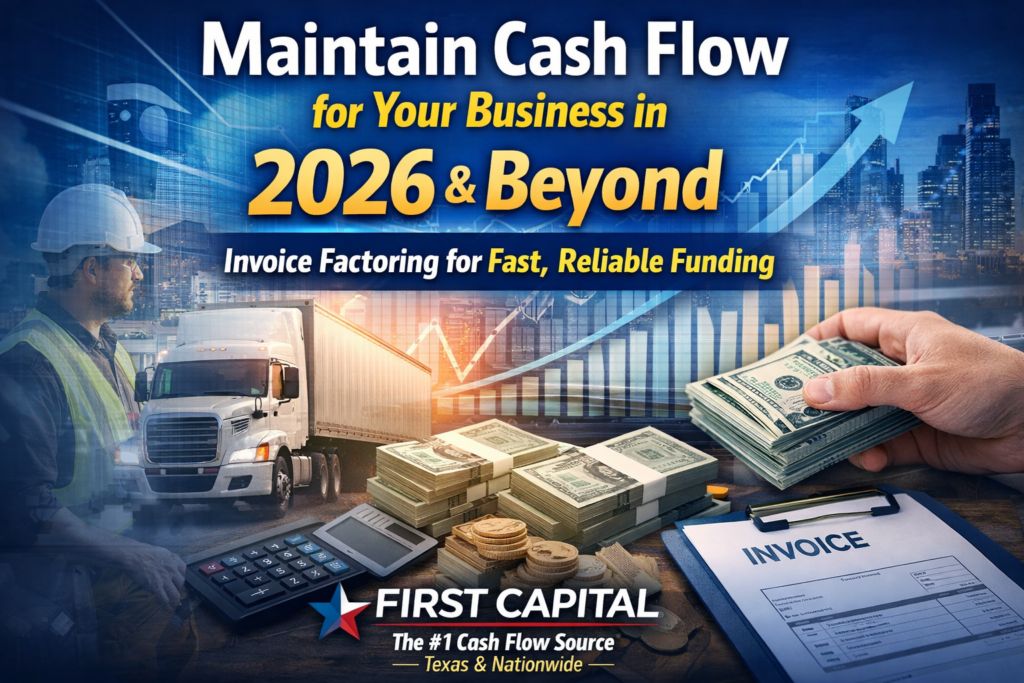 Maintain business cash flow in 2026 and beyond.