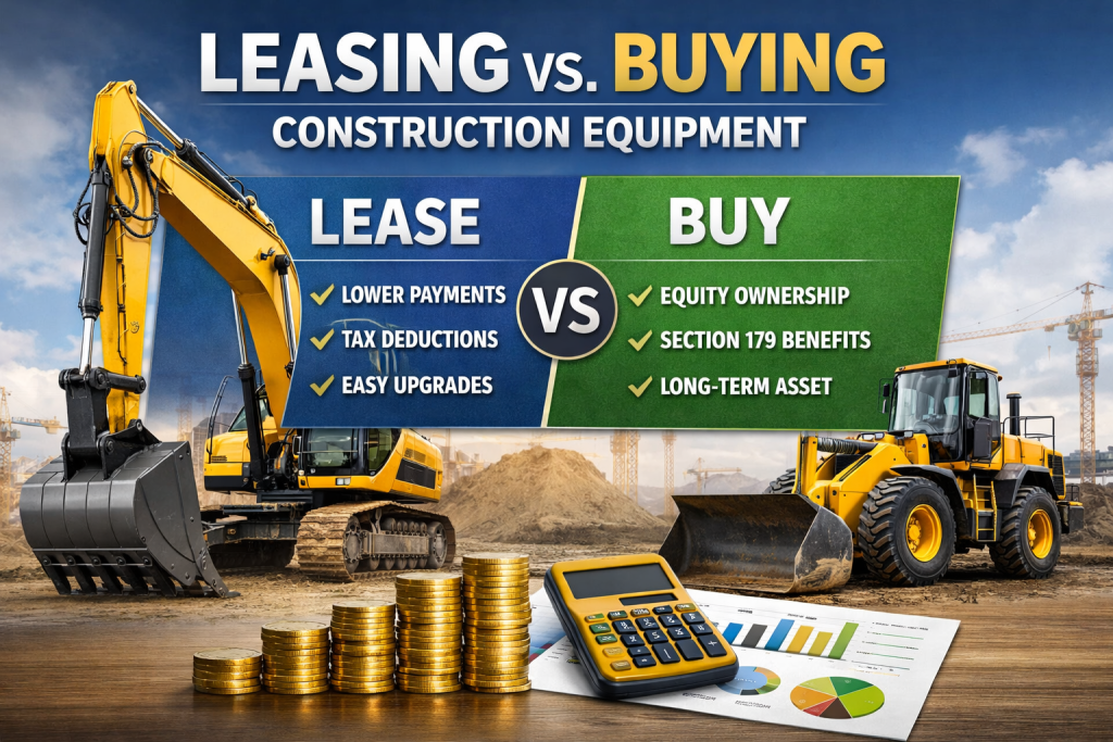 Leasing vs Buying Construction Equipment